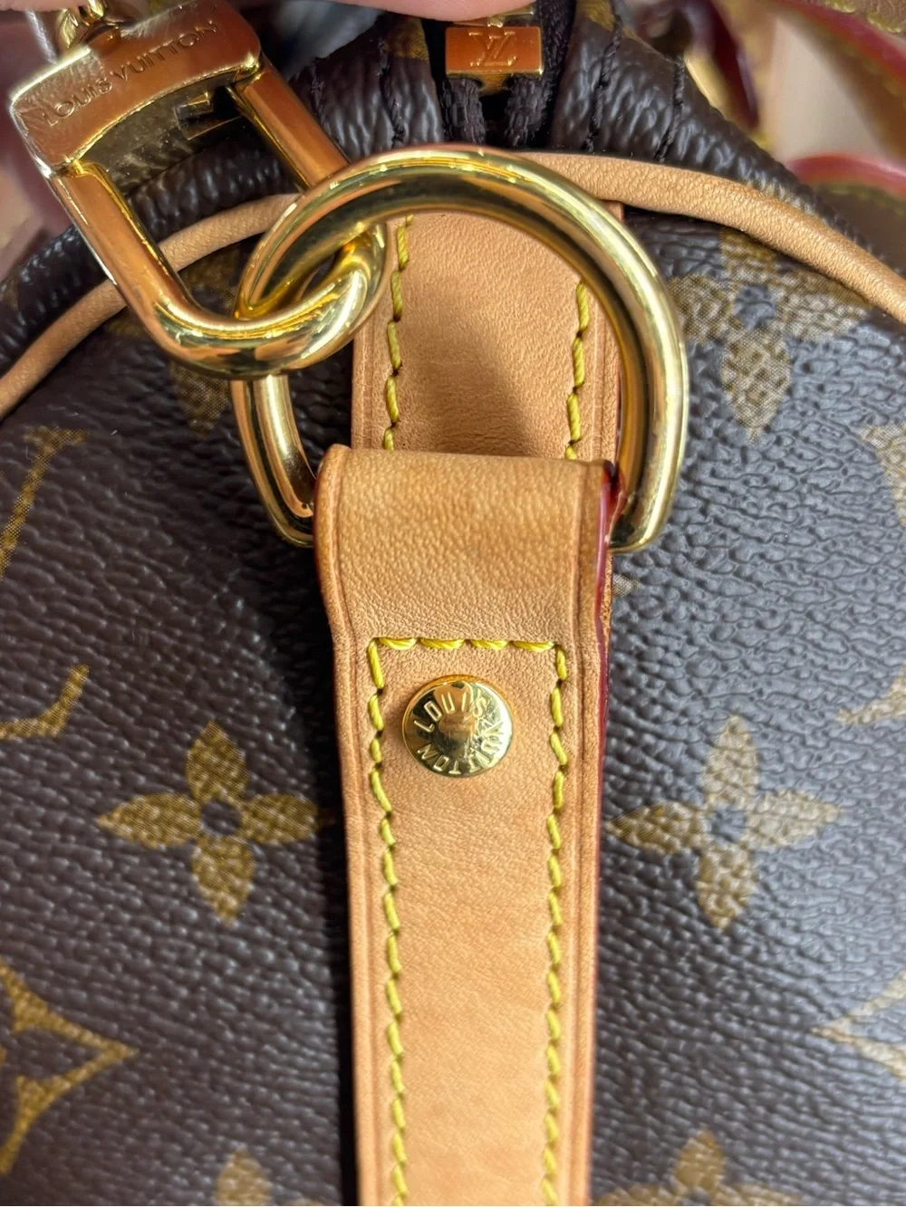 Louis Vuitton Speedy 30 Bandouliere Monogram Canvas Shoulder Bag